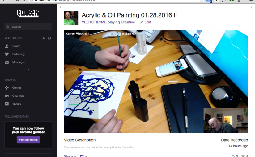 Streaming on Twitch.tv