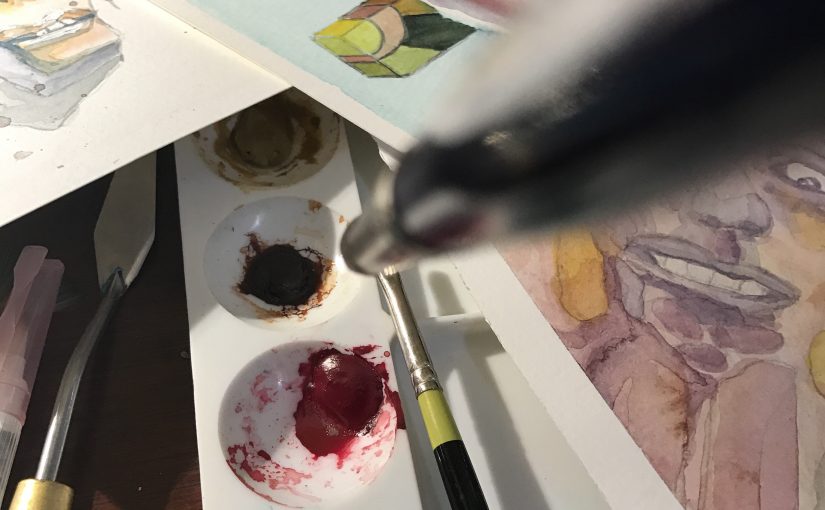 Watercolors, must be a fall thing